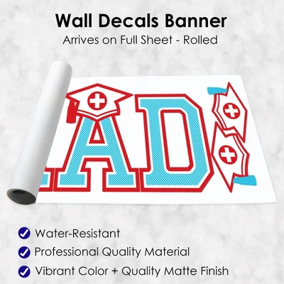 Big Dot Of Happiness Nurse Graduation Party Décor - Vinyl Wall Decals - Grad 4 Big Dot Of Happiness Nurse Graduation Party Décor - Vinyl Wall Decals - Grad - Image 4