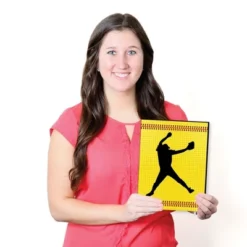 Big Dot Of Happiness Grand Slam - Fastpitch Softball - Sports Nursery Wall Art, Kids Room Decor & Game Room Decor - 7.5 X 10 Inches - Set Of 3 Prints -Nursery Decor Store GUEST af046286 45e1 4c9c bd2e bb6beb5217c7