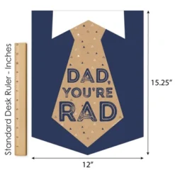 Big Dot Of Happiness My Dad Is Rad - Outdoor Home Decorations - Double-Sided Father's Day Party Garden Flag - 12 X 15.25 Inches -Nursery Decor Store GUEST b371e4e6 2bc5 4c0a b73a d946e4a4b243