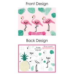 Big Dot Of Happiness Pink Flamingo - Party Like A Pineapple - Paper Tropical Summer Birthday Party Coloring Sheets - Activity Placemats - Set Of 16 -Nursery Decor Store GUEST b519766f f5df 4129 8eea 9b415adfd393