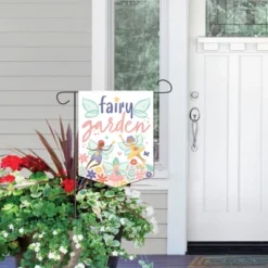 Big Dot Of Happiness Let's Be Fairies - Outdoor Home Decorations - Double-Sided Fairy Garden Birthday Party Garden Flag - 12 X 15.25 Inches -Nursery Decor Store GUEST b67a0ddf 9fdc 4b88 93fe 15abc28eaa0e