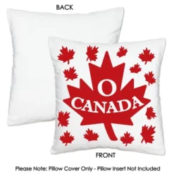 Big Dot Of Happiness Canada Day - Party Home Decorative Canvas Cushion Case - Throw Pillow Cover - 16 X 16 Inches -Nursery Decor Store GUEST b75af549 e192 4d96 b61b eaaca07e7876