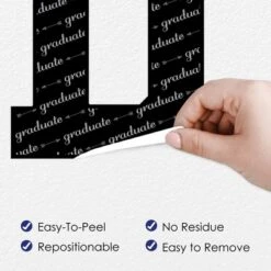 Big Dot Of Happiness Graduation Cheers Party Decor - Vinyl Wall Decals - Grad -Nursery Decor Store GUEST ba5c0442 0321 4e9e 9a88 495c367ccef4