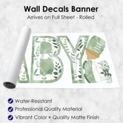 Big Dot Of Happiness Boho Botanical Baby - Peel And Stick Greenery Party Standard Banner Wall Decals - Baby -Nursery Decor Store GUEST ba79a4b2 7bfa 416e 80f8 3b3dcab85de5