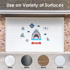 Big Dot Of Happiness Shark Zone - Peel And Stick Kids Room Vinyl Wall Art Stickers - Wall Decals - Set Of 20 -Nursery Decor Store GUEST baa99d81 454c 4530 b616 ec02d095056e