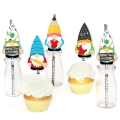 Big Dot Of Happiness School Gnomes - Paper Straw Decor - Teacher And Classroom Decorations Striped Decorative Straws - Set Of 24 -Nursery Decor Store GUEST baf1cc51 84bf 45cc 9dda 1110dd7ba651