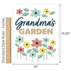 Big Dot Of Happiness Grandma, Happy Mother's Day - Outdoor Home Decorations - Double-Sided We Love Grandmother Garden Flag - 12 X 15.25 Inches -Nursery Decor Store GUEST bbed9f51 cb6d 4cc8 8b95 97ed53c374d6