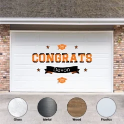 Nursery Decor Store 24 Big Dot Of Happiness Orange Graduation Party Photo Backdrop - Wall Decals