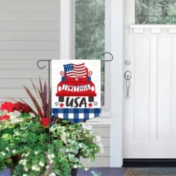 Big Dot Of Happiness Patriotic Truck - Outdoor Home Decorations - Double-Sided Red Vintage Pickupá Garden Flag - 12 X 15.25 Inches 11 Big Dot Of Happiness Patriotic Truck - Outdoor Home Decorations - Double-Sided Red Vintage Pickupá Garden Flag - 12 X 15.25 Inches -Nursery Decor Store GUEST be2b048d 3fe3 41d0 8b62 c5fa17fc730a