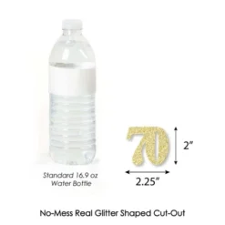 Big Dot Of Happiness Gold Glitter 70 Party Straws - No-Mess Real Gold Glitter Cut-Out Numbers - 70th Birthday Paper Straws - Set Of 24 8 Big Dot Of Happiness Gold Glitter 70 Party Straws - No-Mess Real Gold Glitter Cut-Out Numbers - 70th Birthday Paper Straws - Set Of 24 -Nursery Decor Store GUEST bf3fbdc3 8c3e 4096 9367 08097685303a