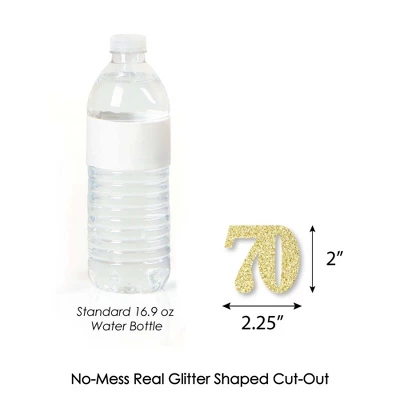 Big Dot Of Happiness Gold Glitter 70 Party Straws - No-Mess Real Gold Glitter Cut-Out Numbers - 70th Birthday Paper Straws - Set Of 24 4 Big Dot Of Happiness Gold Glitter 70 Party Straws - No-Mess Real Gold Glitter Cut-Out Numbers - 70th Birthday Paper Straws - Set Of 24 - Image 4