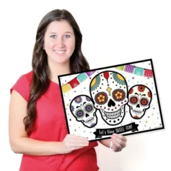 Big Dot Of Happiness Day Of The Dead - Paper Sugar Skull Party Coloring Sheets - Activity Placemats - Set Of 16 -Nursery Decor Store GUEST c198c08b 05e1 4e7f 93d2 76689fd7c300