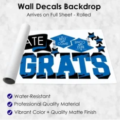 Big Dot Of Happiness Blue Graduation Party Photo Backdrop - Wall Decals -Nursery Decor Store GUEST c19fbf69 1fc3 4338 afd3 a292157bf9a1