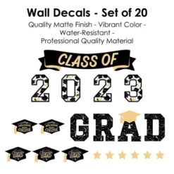 Big Dot Of Happiness Hello College Class Of 2023 Graduation Party Wall Decals Set Of 20 -Nursery Decor Store GUEST c1dda296 4d81 4bba bca7 be743b82b3d9