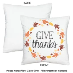 Big Dot Of Happiness Give Thanks - Thanksgiving Party Home Decorative Canvas Cushion Case - Throw Pillow Cover - 16 X 16 Inches -Nursery Decor Store GUEST c4aa8e00 adb0 4a6a bbd4 b034adbade97