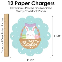 Big Dot Of Happiness Spring Easter Bunny - Happy Easter Party Round Table Decorations - Paper Chargers - Place Setting For 12 10 Big Dot Of Happiness Spring Easter Bunny - Happy Easter Party Round Table Decorations - Paper Chargers - Place Setting For 12 -Nursery Decor Store GUEST c8964cd9 7621 4699 b25b 534592584c25
