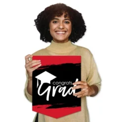 Big Dot Of Happiness Red Grad - Best Is Yet To Come - Outdoor Home Decorations - Double-Sided Red Graduation Party Garden Flag - 12 X 15.25 Inches -Nursery Decor Store GUEST c8d1e065 c435 4ada ba47 b5589ddf3f82