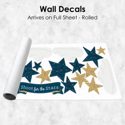 Big Dot Of Happiness Twinkle Twinkle Little Star - Peel And Stick Nursery And Kids Room Vinyl Wall Art Stickers - Wall Decals - Set Of 20 4 Big Dot Of Happiness Twinkle Twinkle Little Star - Peel And Stick Nursery And Kids Room Vinyl Wall Art Stickers - Wall Decals - Set Of 20 - Image 4