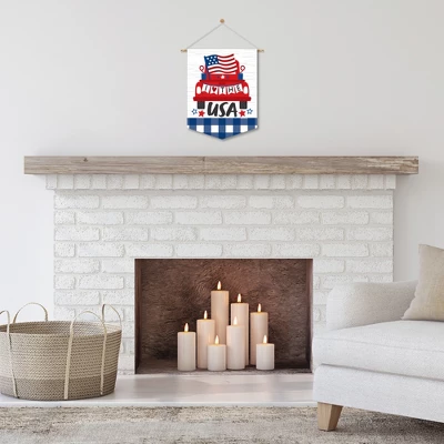 Big Dot Of Happiness Patriotic Truck - Outdoor Home Decorations - Double-Sided Red Vintage Pickupá Garden Flag - 12 X 15.25 Inches 6 Big Dot Of Happiness Patriotic Truck - Outdoor Home Decorations - Double-Sided Red Vintage Pickupá Garden Flag - 12 X 15.25 Inches - Image 6