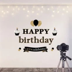Big Dot Of Happiness Adult Happy Birthday - Gold - Peel And Stick Birthday Party Decoration - Wall Decals Backdrop -Nursery Decor Store GUEST cf5abe7d ce18 4ceb 86d5 de84ab33e0ba