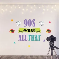Big Dot Of Happiness 90’s Throwback - Peel And Stick 1990s Party Decoration - Wall Decals Backdrop -Nursery Decor Store GUEST d254afc3 9f03 488e acf2 cdd79069a39e