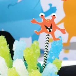 Big Dot Of Happiness Monster Bash - Paper Straw Decor - Little Monster Birthday Party Or Baby Shower Striped Decorative Straws - Set Of 24 -Nursery Decor Store GUEST d3328b9e 94d2 474c a914 771ecaef46cb