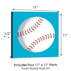 Big Dot Of Happiness Go, Fight, Win - Sports - Kids Room, Nursery & Home Decor - 11 X 11 Inches Nursery Wall Art - Set Of 4 Prints For Baby's Room -Nursery Decor Store GUEST d399a22a 5be4 40c5 b3ce e1c490657f64