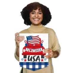 Big Dot Of Happiness Patriotic Truck - Outdoor Home Decorations - Double-Sided Red Vintage Pickupá Garden Flag - 12 X 15.25 Inches 13 Big Dot Of Happiness Patriotic Truck - Outdoor Home Decorations - Double-Sided Red Vintage Pickupá Garden Flag - 12 X 15.25 Inches -Nursery Decor Store GUEST d42190e6 da9c 49ab a8b3 3d930b199402