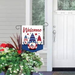 Big Dot Of Happiness Patriotic Gnomes - Outdoor Home Decorations - Double-Sided Holiday Gnome Party Garden Flag - 12 X 15.25 Inches -Nursery Decor Store GUEST d756a4e6 104a 4fed af0f 8af967aed40d