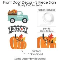 Big Dot Of Happiness Happy Fall Truck - Hanging Porch Harvest Pumpkin Party Outdoor Decorations - Front Door Decor - 3 Piece Sign 9 Big Dot Of Happiness Happy Fall Truck - Hanging Porch Harvest Pumpkin Party Outdoor Decorations - Front Door Decor - 3 Piece Sign -Nursery Decor Store GUEST d908b688 8013 4bcb b3ca 467ddd6ad382