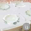 Big Dot Of Happiness Boho Botanical - Greenery Party Round Table Decorations - Paper Chargers - Place Setting For 12