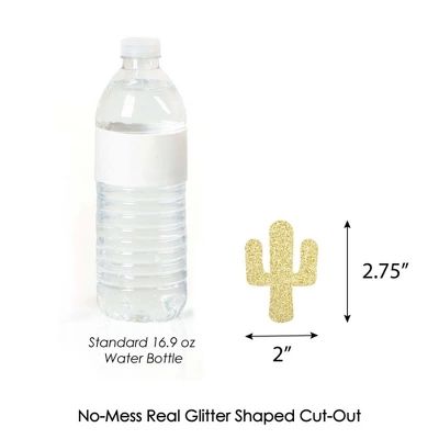 Big Dot Of Happiness Gold Glitter Cactus Party Straws - No-Mess Real Gold Glitter Cut-Outs & Decorative Christmas Cactus Party Paper Straws - 24 Ct 4 Big Dot Of Happiness Gold Glitter Cactus Party Straws - No-Mess Real Gold Glitter Cut-Outs & Decorative Christmas Cactus Party Paper Straws - 24 Ct - Image 4