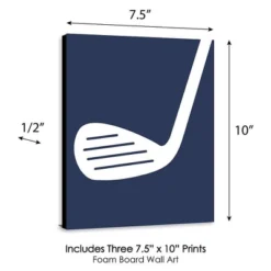 Big Dot Of Happiness Par-Tee Time - Golf - Sports Nursery Wall Art, Kids Room Decor & Game Room Home Decor - 7.5 X 10 Inches - Set Of 3 Prints -Nursery Decor Store GUEST df0f539c 1b4b 4099 9770 7fc00e730c3b