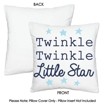 Big Dot Of Happiness Twinkle Twinkle Little Star - Baby Shower Or Birthday Party Home Decorative Cushion Case - Throw Pillow Cover - 16 X 16 Inches 5 Big Dot Of Happiness Twinkle Twinkle Little Star - Baby Shower Or Birthday Party Home Decorative Cushion Case - Throw Pillow Cover - 16 X 16 Inches - Image 5