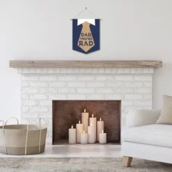 Big Dot Of Happiness My Dad Is Rad - Outdoor Home Decorations - Double-Sided Father's Day Party Garden Flag - 12 X 15.25 Inches -Nursery Decor Store GUEST e2f18b4a 0368 45ac b329 93f06aa00627