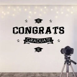 Big Dot Of Happiness Black And White Graduation Party Photo Backdrop - Wall Decals -Nursery Decor Store GUEST e36d78f8 8166 44fc 88c3 caf7d4267be3