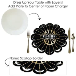 Big Dot Of Happiness Roaring 20’s - 1920s Art Deco Jazz Party Round Table Decorations - Paper Chargers - Place Setting For 12 11 Big Dot Of Happiness Roaring 20’s - 1920s Art Deco Jazz Party Round Table Decorations - Paper Chargers - Place Setting For 12 -Nursery Decor Store GUEST e4415d31 217c 41d8 bb15 6c338dad891b
