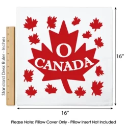 Big Dot Of Happiness Canada Day - Party Home Decorative Canvas Cushion Case - Throw Pillow Cover - 16 X 16 Inches -Nursery Decor Store GUEST e545d3f3 3d97 40b6 86f3 48fb2ff17736