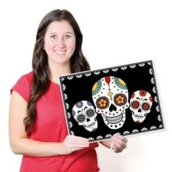 Big Dot Of Happiness Day Of The Dead - Party Table Decorations - Sugar Skull Party Placemats - Set Of 16 -Nursery Decor Store GUEST e5685751 7fd9 4d77 808a 4f9348ad53d6
