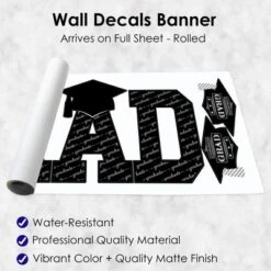 Big Dot Of Happiness Graduation Cheers Party Decor - Vinyl Wall Decals - Grad -Nursery Decor Store GUEST e648e167 c180 49ed a7ce d3c1b1cd44c7