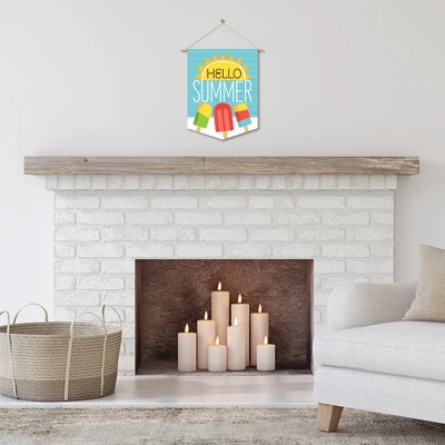 Big Dot Of Happiness Hello Summer - Outdoor Home Decorations - Double-Sided Popsicle Sun Decor Garden Flag - 12 X 15.25 Inches 6 Big Dot Of Happiness Hello Summer - Outdoor Home Decorations - Double-Sided Popsicle Sun Decor Garden Flag - 12 X 15.25 Inches - Image 6