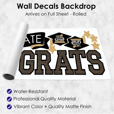 Big Dot Of Happiness Law School Graduation Party Photo Backdrop - Wall Decals 4 Big Dot Of Happiness Law School Graduation Party Photo Backdrop - Wall Decals - Image 4