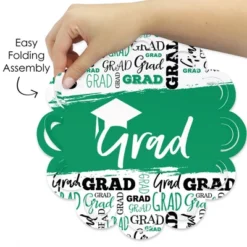 Big Dot Of Happiness Green Grad - Best Is Yet To Come - Green Graduation Party Round Table Decorations - Paper Chargers - Place Setting For 12 -Nursery Decor Store GUEST e847b538 46aa 4ad0 a007 6e7df91fbc6a