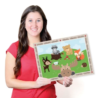 Big Dot Of Happiness Woodland Creatures - Party Table Decorations - Baby Shower Or Birthday Party Placemats - Set Of 16 4 Big Dot Of Happiness Woodland Creatures - Party Table Decorations - Baby Shower Or Birthday Party Placemats - Set Of 16 - Image 4