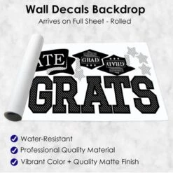 Big Dot Of Happiness Graduation Cheers Party Photo Backdrop - Wall Decals -Nursery Decor Store GUEST eafd7743 60e1 400f 9de4 602363eb7a70