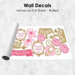 Big Dot Of Happiness Little Princess Crown - Peel And Stick Nursery And Kids Room Vinyl Wall Art Stickers - Wall Decals - Set Of 20 -Nursery Decor Store GUEST ec3354a9 1bf5 4477 b80b 9f8293fd4d01