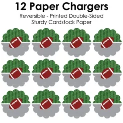 Big Dot Of Happiness End Zone - Football - Baby Shower Or Birthday Party Round Table Decorations - Paper Chargers - Place Setting For 12 9 Big Dot Of Happiness End Zone - Football - Baby Shower Or Birthday Party Round Table Decorations - Paper Chargers - Place Setting For 12 -Nursery Decor Store GUEST edaac6f9 8d93 47b5 9f2d fa7f4c541ec7