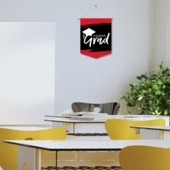 Big Dot Of Happiness Red Grad - Best Is Yet To Come - Outdoor Home Decorations - Double-Sided Red Graduation Party Garden Flag - 12 X 15.25 Inches -Nursery Decor Store GUEST efa0ec43 9ff8 47f7 878f b19c0335b5da