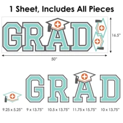 Big Dot Of Happiness Medical School Graduation Party Decor - Vinyl Wall Decals - Grad -Nursery Decor Store GUEST f69895ea a605 441a 9ccd fd1db607eee8