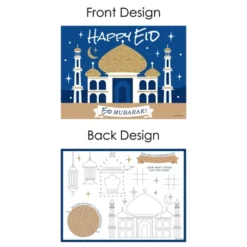 Big Dot Of Happiness Ramadan - Paper Eid Mubarak Party Coloring Sheets - Activity Placemats - Set Of 16 8 Big Dot Of Happiness Ramadan - Paper Eid Mubarak Party Coloring Sheets - Activity Placemats - Set Of 16 -Nursery Decor Store GUEST f9995f0b 9191 4a2a 8145 d085066bf478